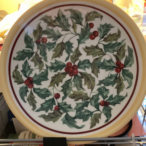 Vintage Longaberger Christmas plate - Picture 1 of 4